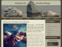 Tablet Screenshot of christian-coaching.co.za